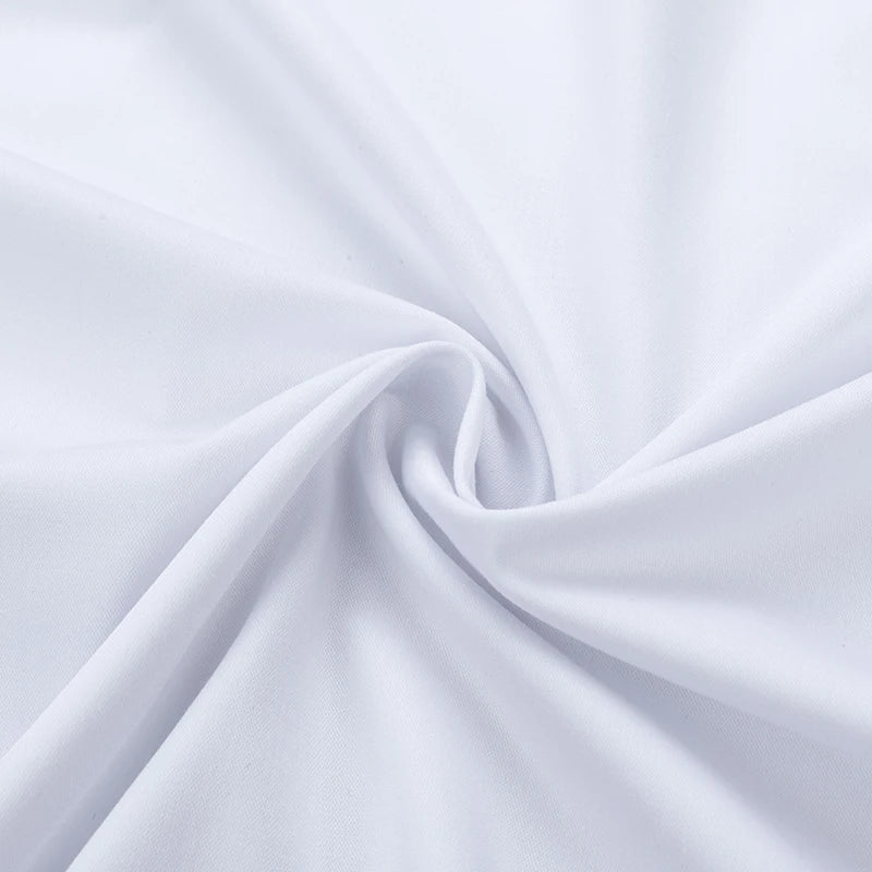 Embroidered French Cufflinks Men's Long-Sleeve Shirt with Collar Pins, Big Collar Dress Shirt for Business Formal Wear, Gentlema